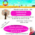 Mardi 6 Août 2024 – 18h – Conférence – La numérologie pour une meilleure connaissance de soi et donner du sens à sa vie – Brem sur mer 85