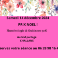 Samedi 14 décembre 2024 – Numérologie & Guidance – Au nid partagé – 3 rue de la redoute – Challans