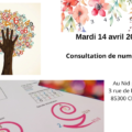 Mardi 14 avril 2026 – Consultation de numérologie – Au nid partagé – Challans